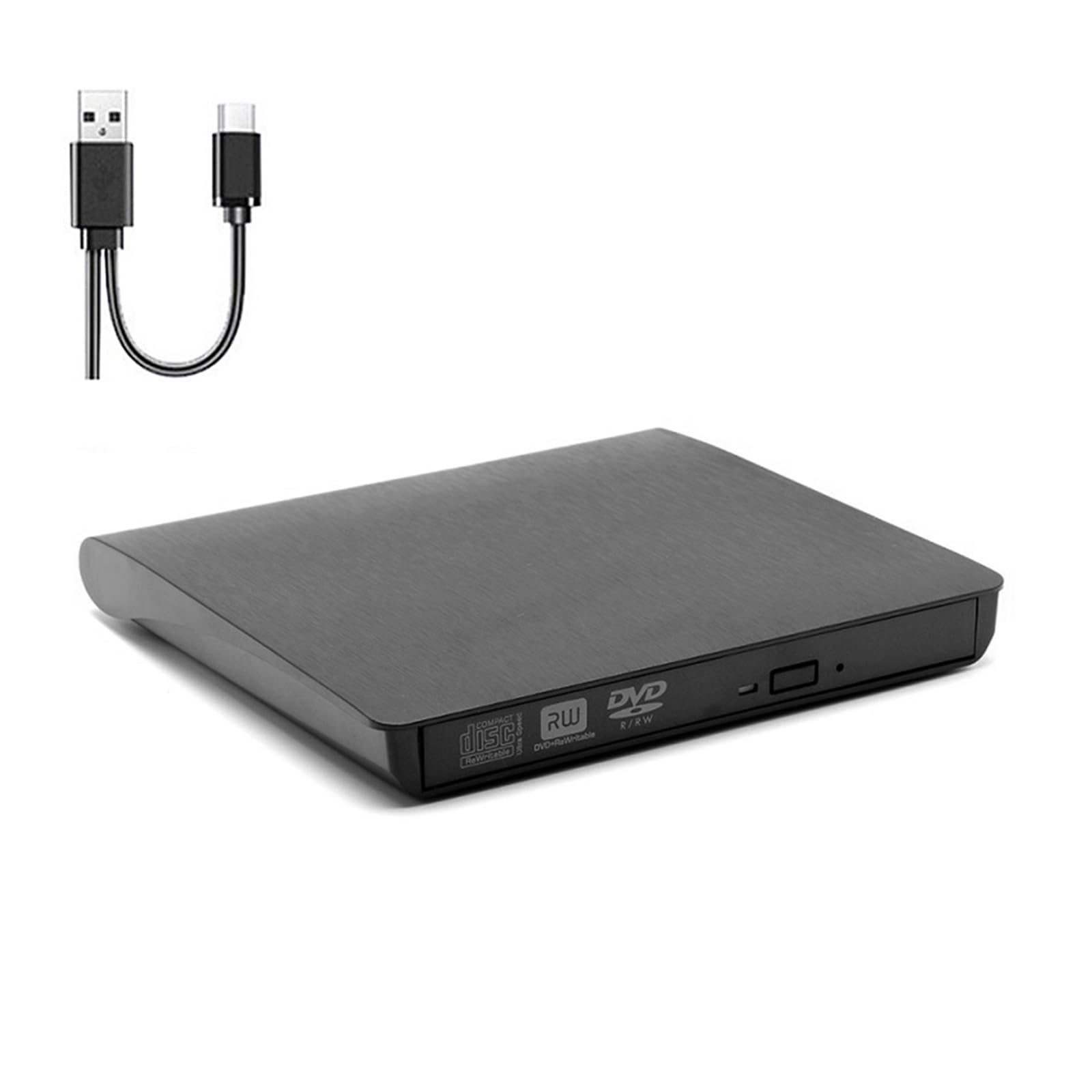 Carcasa externa para DVD CD-ROM y unidad óptica USB 3.0 Tipo C estuche delgado ODD