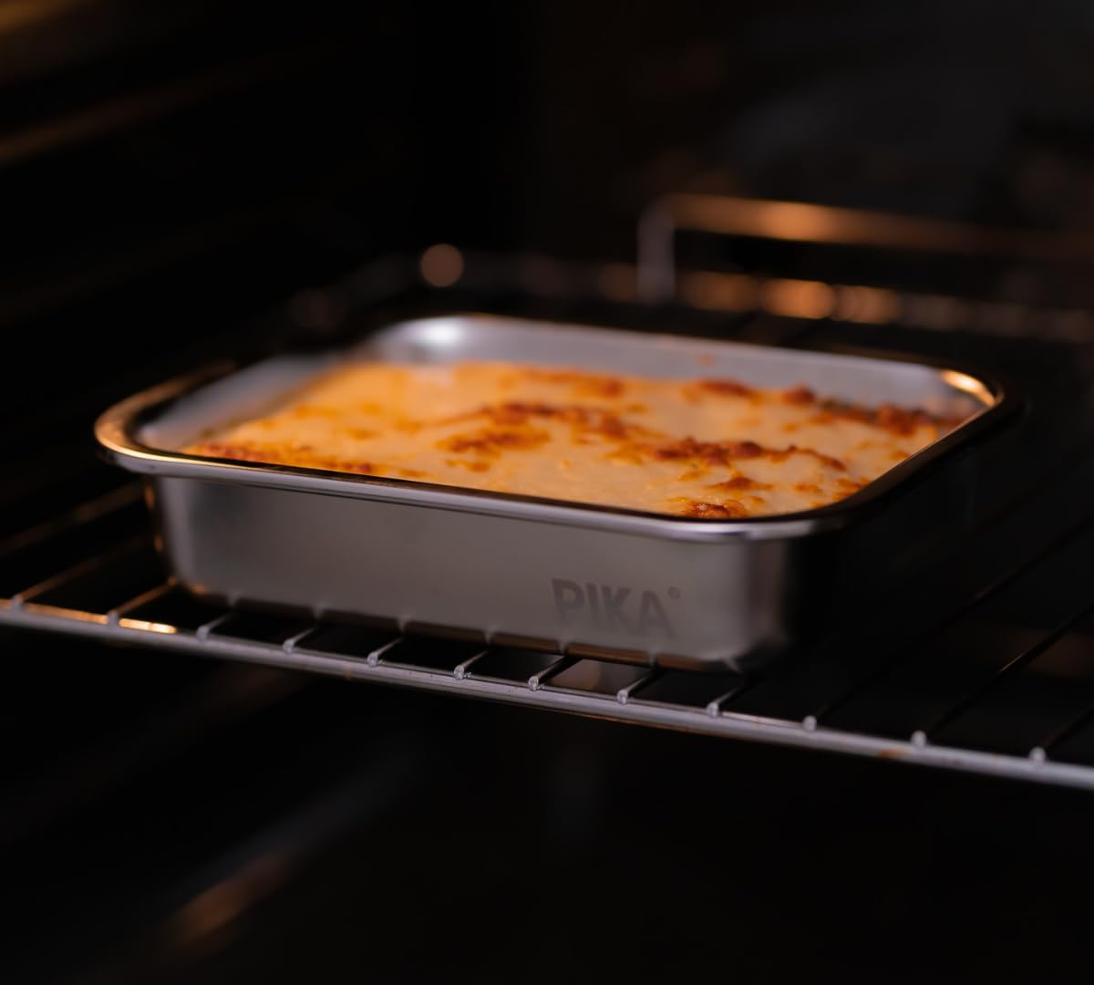 PIKA° Premium Edelstahl-Frischhaltebehälter-Vorratsdosen Set (7-tlg.) | Mikrowellen- & Ofenfest | Luftdichte Frischhaltedosen für Meal Prep & Batch Cooking | Spülmaschinenfest & BPA-frei