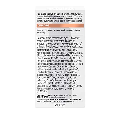 Neutrogena 681947800 Rapid Firming Peptide Eye Cream: Depuffing thumb #12