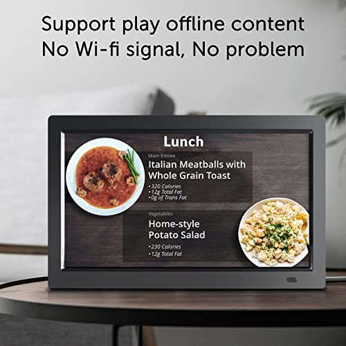 Sungale Cpf1909 19" Wall-Hanging Commercial Digital Signage; Promote Company, Product, Service, Or Organization With Images, Music, And Videos #TOP5
