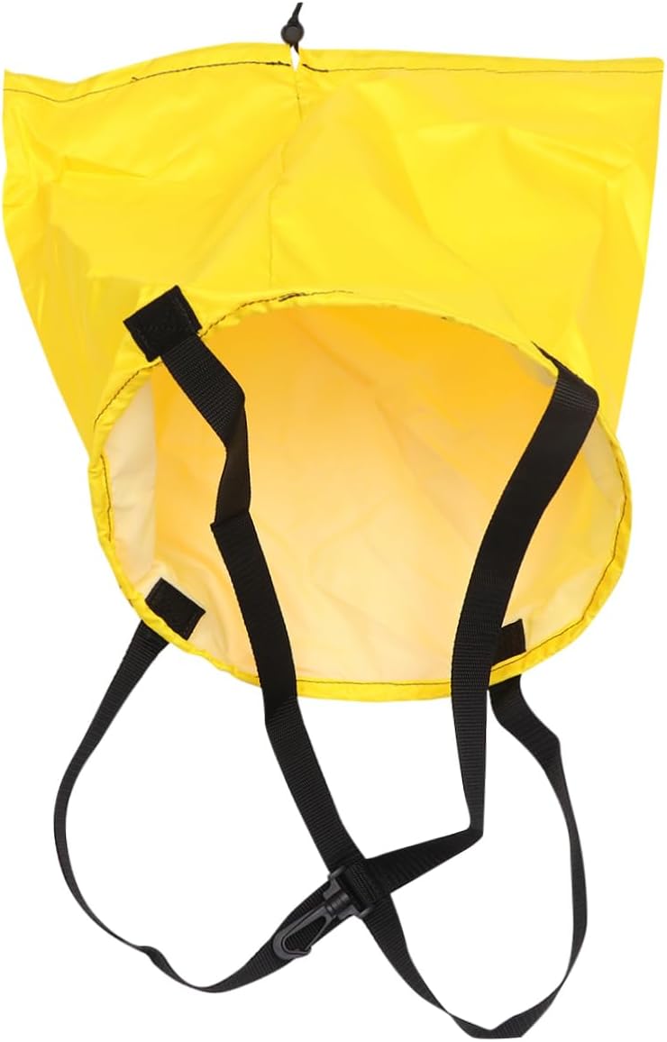 Swim Resistance Water Bag Training Belt for Adults Yellow Drag Umbrella for Strength Training Pools for All Swimming Strokes and Fitness Exercises