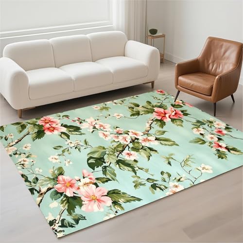 Petit tapis de salon imperméable résistant rectangulaire - 2