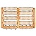 Vamotto Dual Foot Massager Roller, Wooden Foot Massager for Plantar Fasciitis Pain Relief Heal Spur Deep Tissue Acupressure Foot & Heel Massager