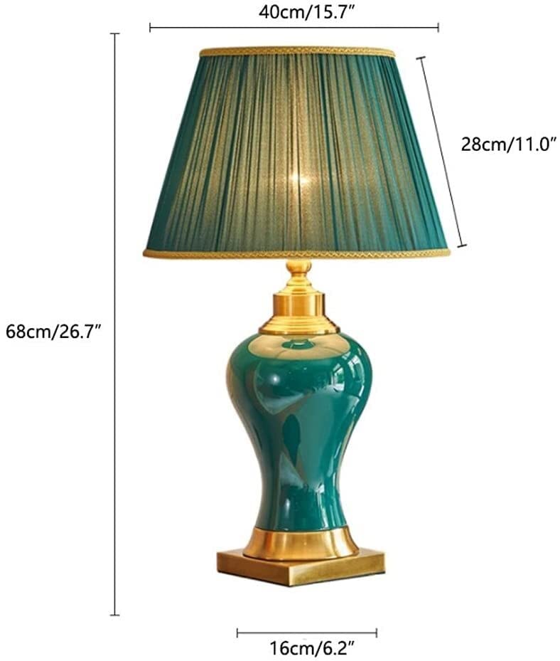 Lampe de Chevet Salon rétro avec douille E27 pour table de nuit