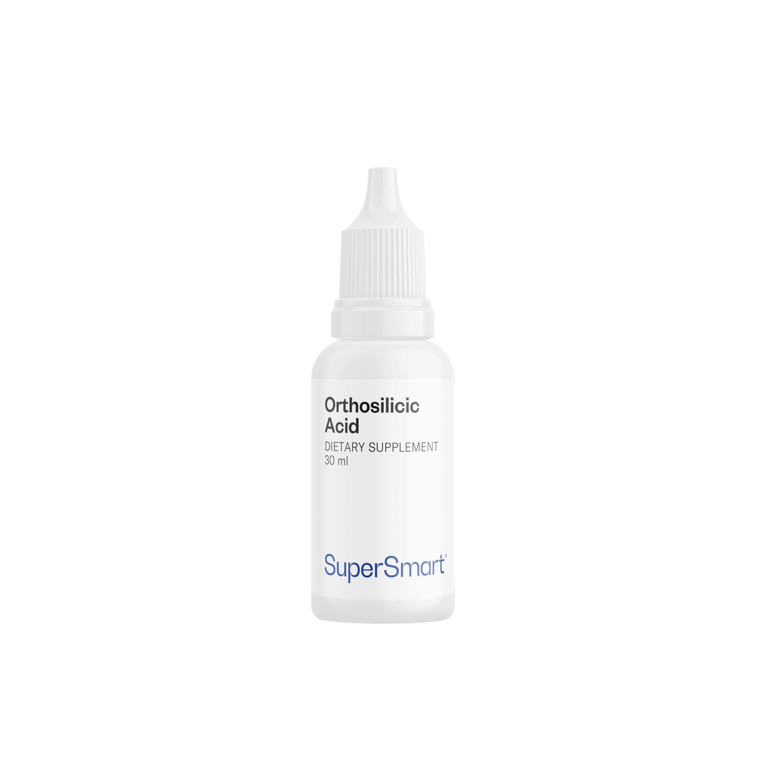 Acide Orthosilicique - Soutient la Santé de la Peau et des Cheveux - Renforce la Santé des Os - Enrichi en Vitamine B12 et en Choline - Vegan - Sans Gluten - SuperSmart