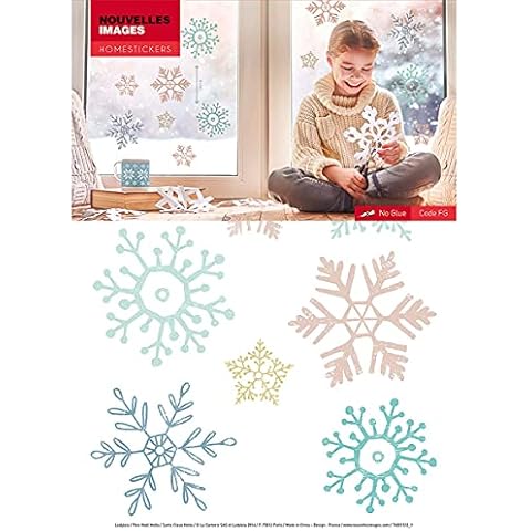 Draeger - Pegatinas para Ventanas - Pegatinas Decorativas de Navidad Cover