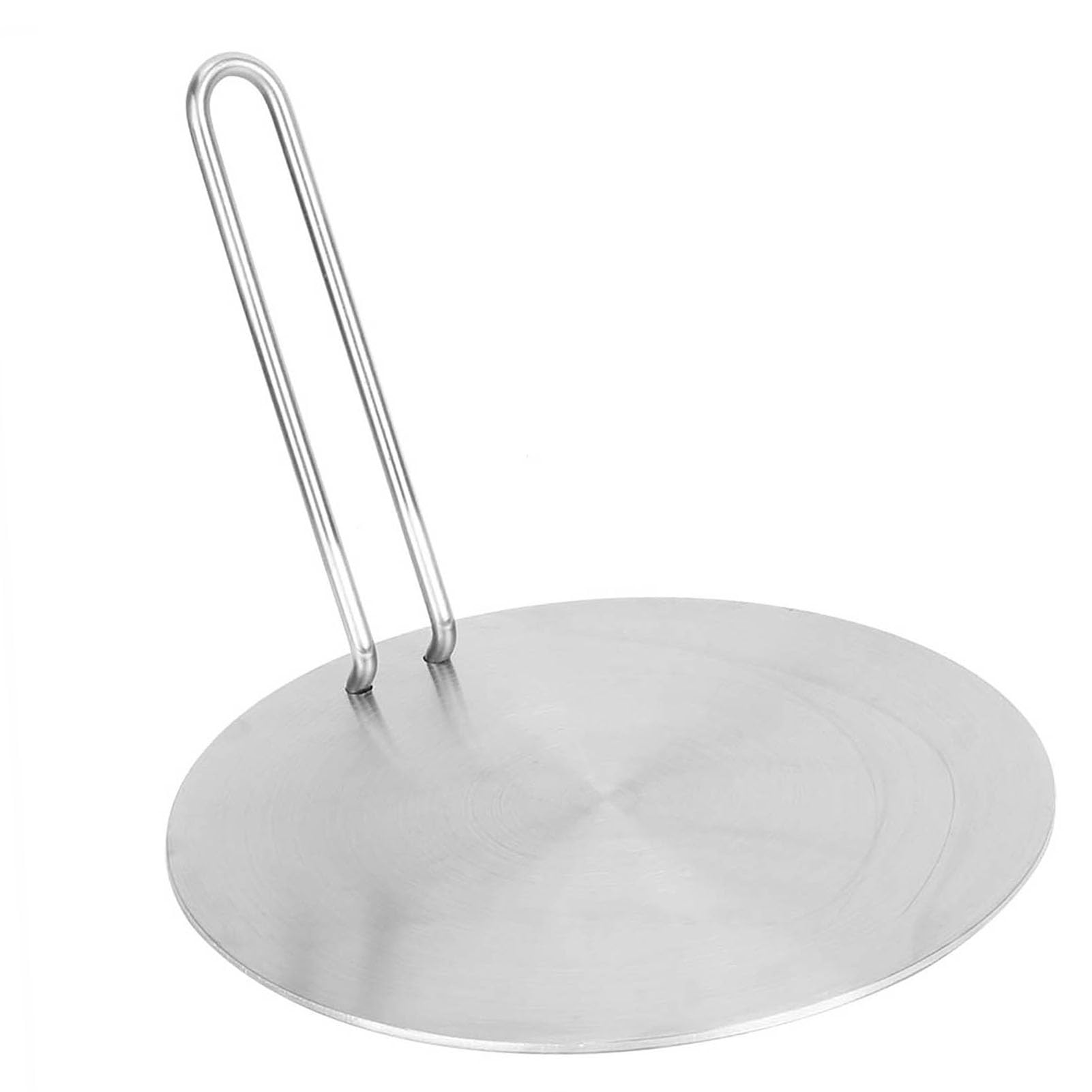 Hitze Diffusor,Platte Edelstahl Hitze Diffusor,Kochen Induktion Platte Adapter,Konverter mit abnehmbarem Griff für Gas Elektroherd Platte Kochzubehör (22cm)