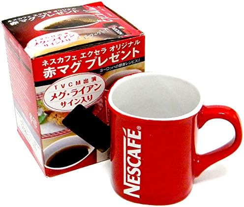Amazon Co Jp Nescafe ネスカフェ 赤マグ まっかなマグカップ メグ ライアン サイン入 非売品 ホビー 通販