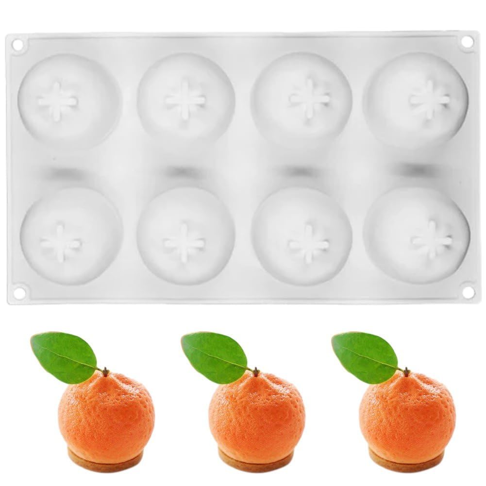 Zghhc Silicone Cake Mold for Baking Dessert Lemon and Orange Shape Cake Moulds Pastry Baking Tools Bakeware Chocolates Moulds