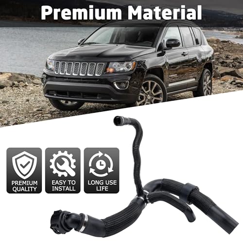 OTINUBEE 68380330AA Engine Radiator Coolant Water Distribution Hose Outlet Pipe Fit for 2017-2022 Jeep Compass 2.4L, OEM#68380330AB, 68249896AC by OTINUBEE - Image 2