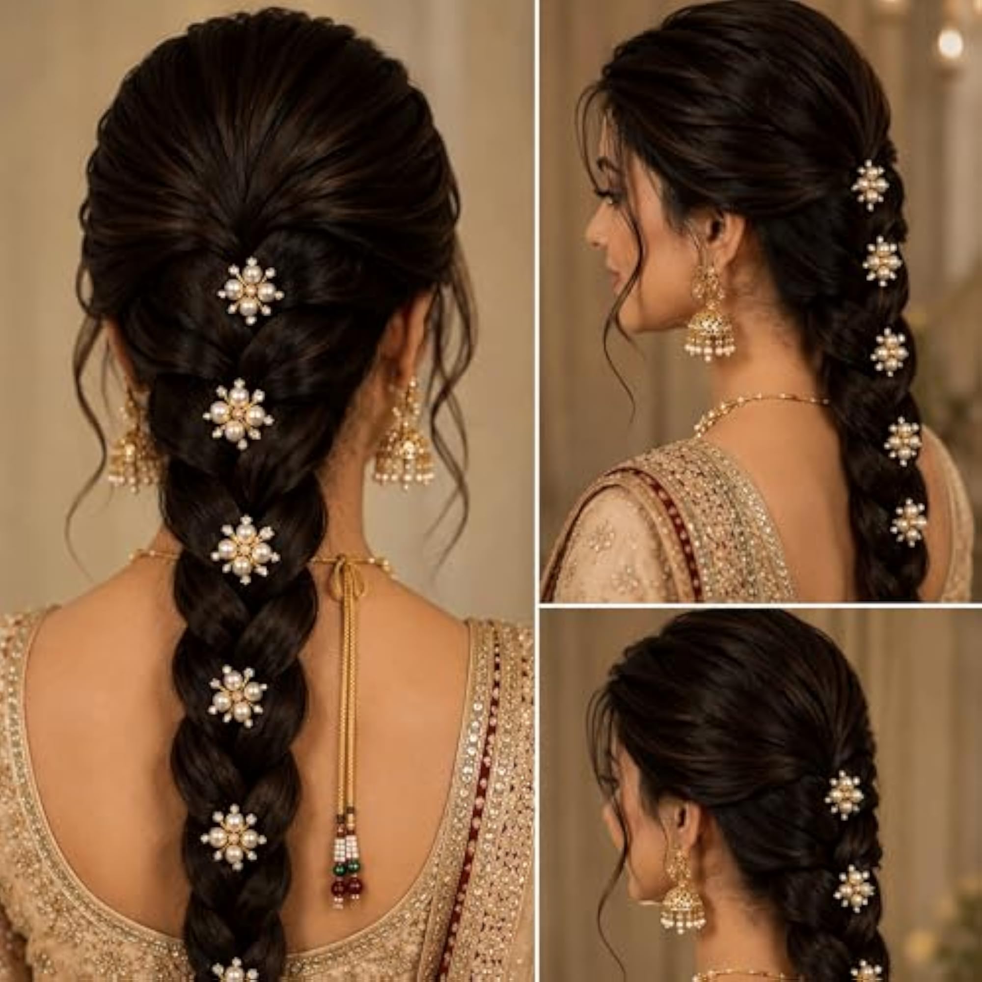 12pcs Pearl U Pins Hair Accessories for Women