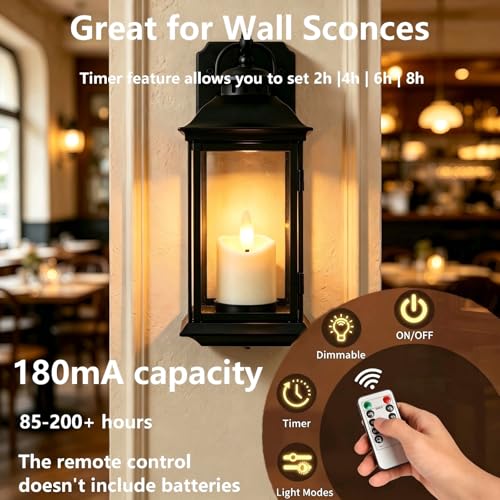Image of Rechargeable Flameless Candles with Remote Timer | 6pcs Flickering Tea Lights Candles Battery Operated, Votive Fake Candles For Easter Wedding Halloween Christmas Home Decor