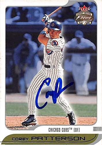 Autograph Warehouse 248468 Corey Patterson Autographed Baseball Card - Chicago Cubs 2002 Fleer Focus - No. 141