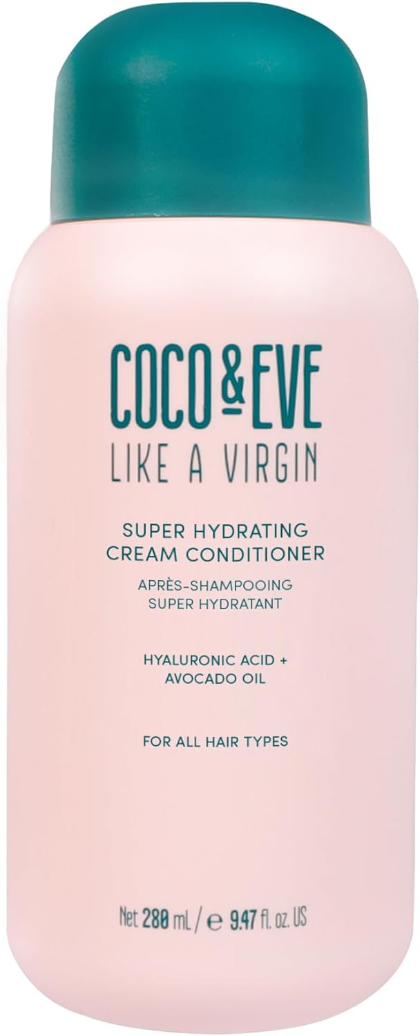 Coco & Eve Like a Virgin – Superhydraterende conditioner – natuurlijke sulfaatvrije haarverzorging – met arganolie, kokosnoot en avocado-olie – voor droog beschadigd haar met een kleurspoeling – anti-kroeshaar – haarherstel – 250 ml