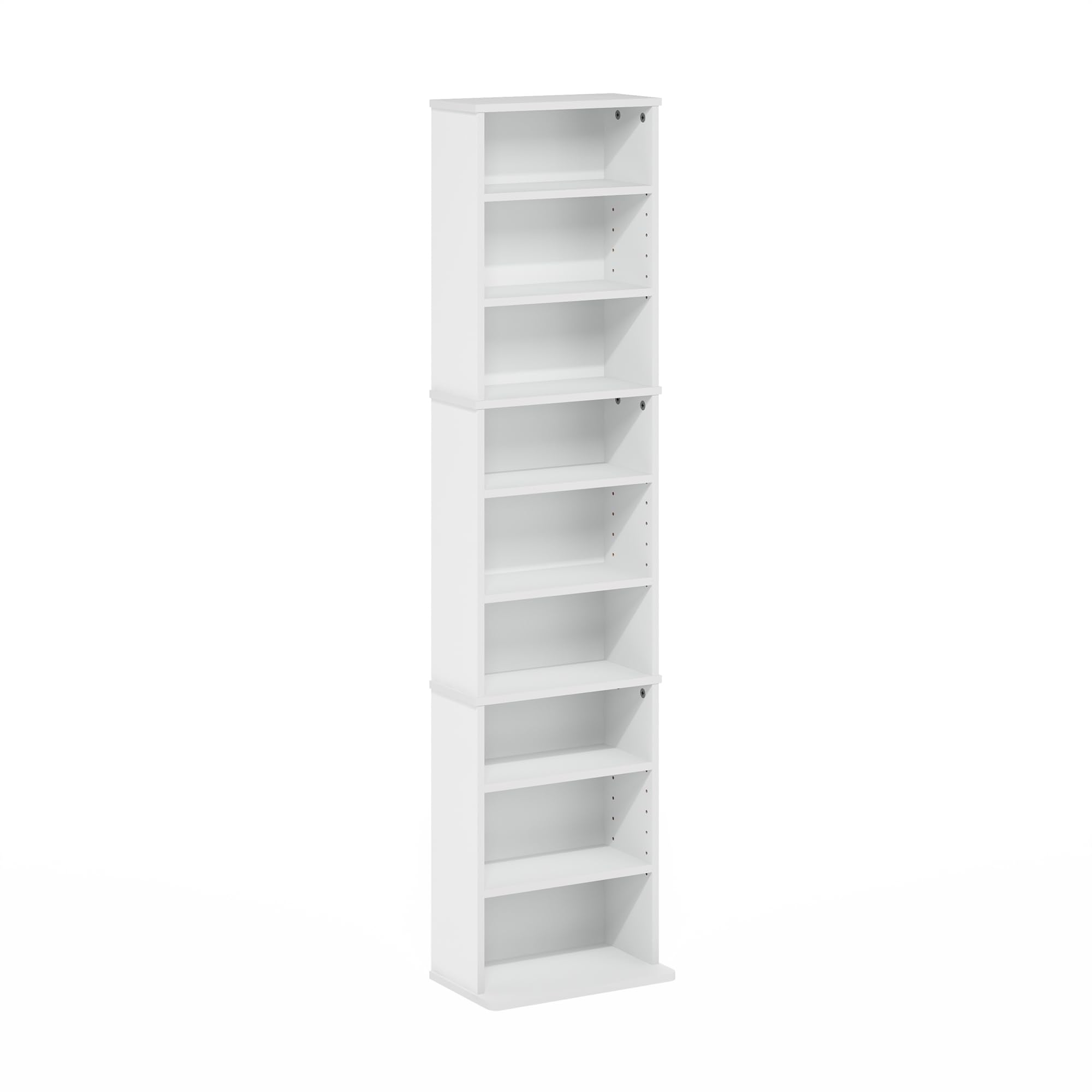 Amazon.com: Furinno Jaya DVD Shelf, 9-Shelf Tall Narrow CD Rack