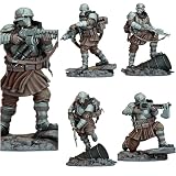 TYL Morior Shocktrooper Unpainted Miniature for War Gaming | RPG Scale Figures, Detailed Tabletop Board Game Accessories | Realistic Tabletop Miniatures (Combo of 5, 32mm)