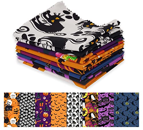 Halloween tissu 100% coton pré-coupé Soimoi patchwork multicolore bricolage