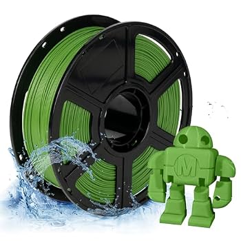 FLASHFORGE PETG Pro Filament 1.75mm Green, 3D Printer Filament 1kg (2.2lbs) Spool, Dimensional Accuracy +/- 0.02mm, 3D Printing Filament for Various Mechanical Parts, Waterproof Parts