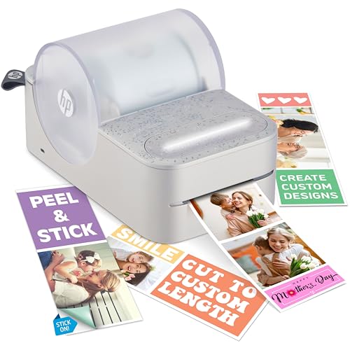 HP Sprocket Panorama Instant- Tragbarer Farbetiketten- und Fotodrucker (Grau). Personalisieren Sie Drucke im Format 2 x 0,5 bis 9 Zoll auf Papier mit Selbstklebender Zinkrückseite