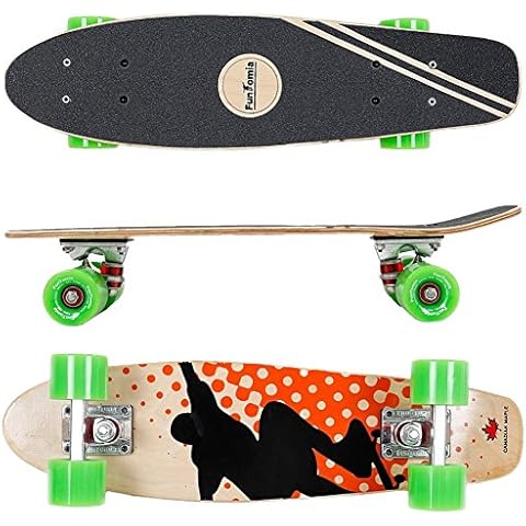 FunTomia Mini Skateboard Retro Cover