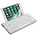 Produktbild OMOTON Wireless Deutsche Bluetooth Tastatur / Keyboard (ultraschlanke) für alles Apple iPad Air, iPad Pro,iPad Mini,iPhone xs/x,iPhone 8 / 7 /6s Plus,und andere iOS Gerät,QWERTZ, mit Halterung