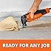 Fein Rigid Scraper Blade for MultiMaster Tools - Efficient Removal of Paint, Tile Adhesive Residue, Carpet and Underseal, Short Version, Starlock Mount - 63903226210
