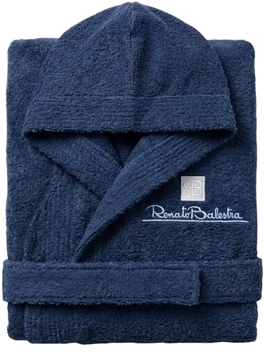 o-day Renato Balestra Accappatoio Uomo Spugna con Cappuccio Tasche e