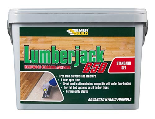 Everbuild Lumberjack 650 Hardwood Flooring Adhesive – Buff – 14kg
