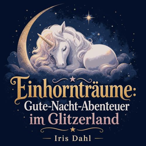 『Einhorntr&auml;ume: Gute-Nacht-Abenteuer im Glitzerland』のカバーアート