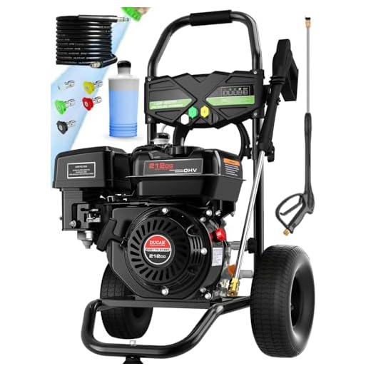 High Power 4200 PSI Gas Pressure Washer