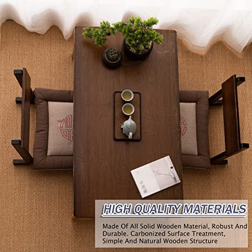 Table pliante robuste au style rustique pour salon et balcon - 3