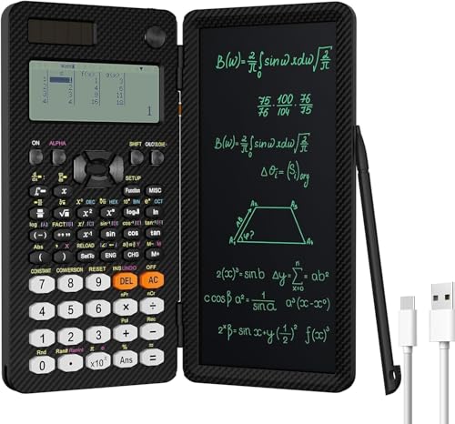 Newyes Calcolatrice Scientifica Ricaricabile, 991Ex Con Tavoletta Scrittura E Penna, 552 Funzioni Per Studenti E Professionisti In Matematica, Fisica 