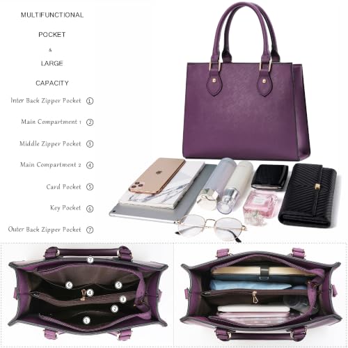Image of CHICAROUSAL Crossbody Purses and Handbags for Women PU Leather Tote Top Handle Satchel Shoulder Bags