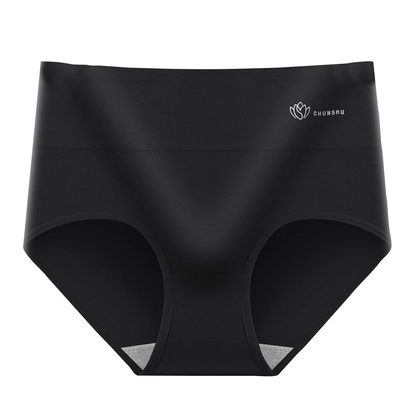 Underwear for Women High Waist Full Coverage Briefs Comfort Soft Panty Breathable Underpant Stretch Briefs Mid-Waist Thongs