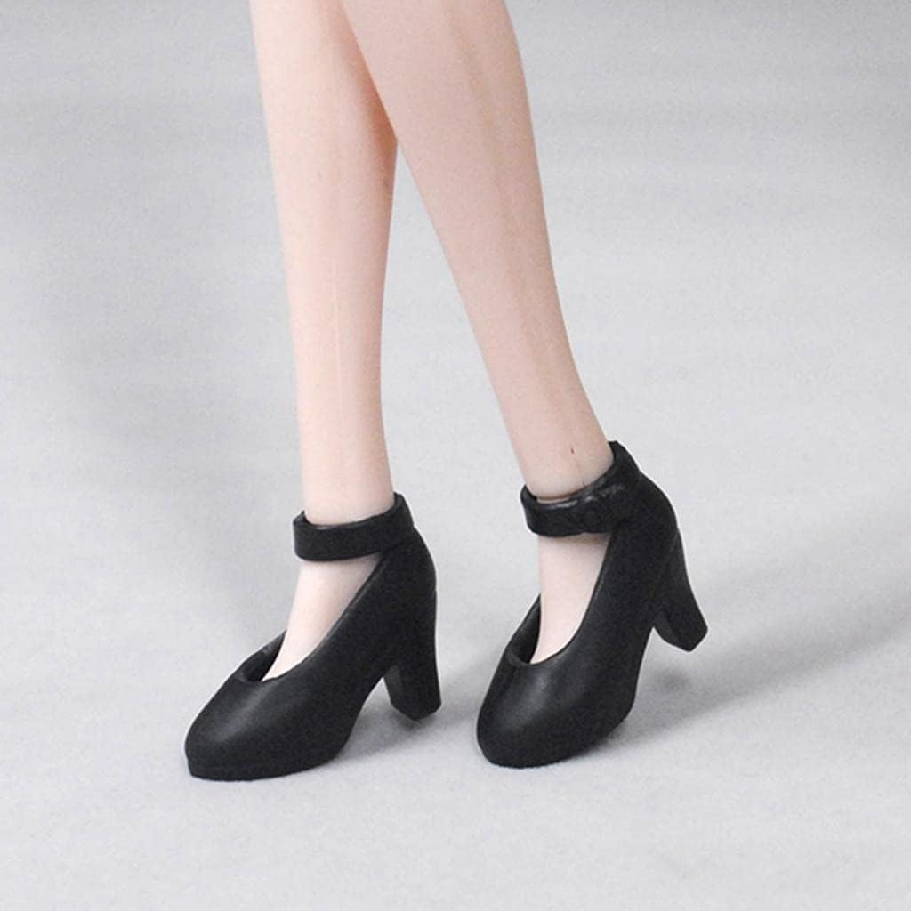 1/6 Shoes Blythe//Azoneac Girl Doll Shoes for Ball Jointed, Black