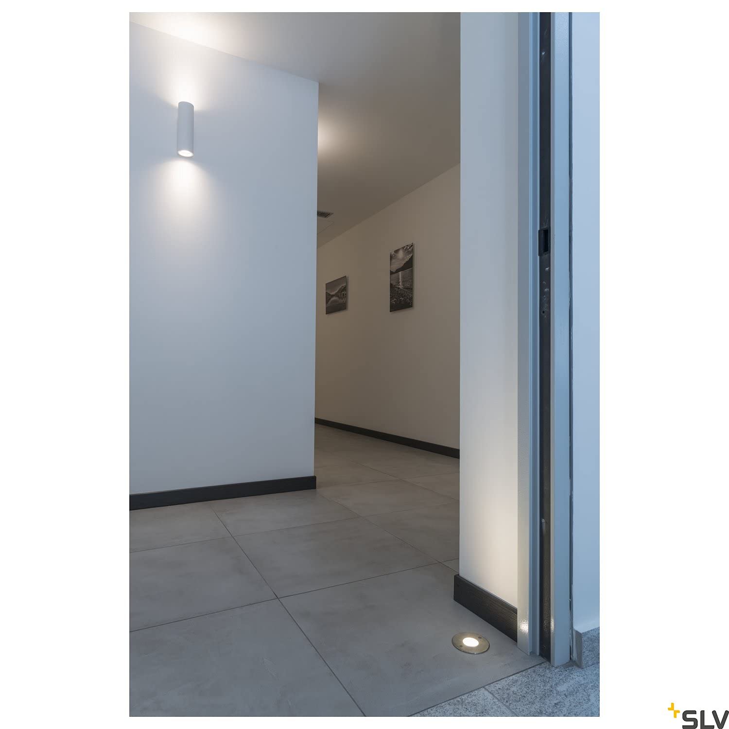 SLV DASAR 80 Faretto Da Incasso A Terra In Acciaio Inox Per Esterno, Lampada Da Giardino E Terrazza Con Attacco GU10 (IP67)