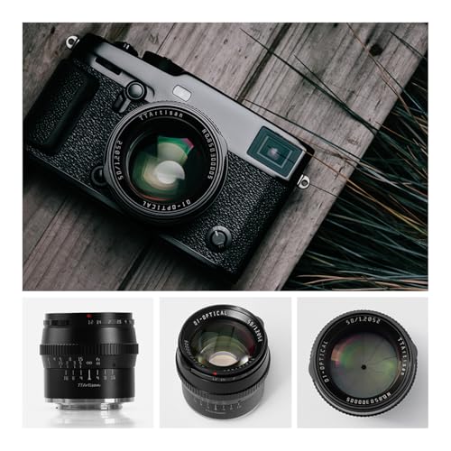 Image of TTArtisan 50mm F1.2 APS-C Manual Focus Lens for Sony E Mount Camera Like A5000 A5100 A6000 A6100 A6300 A6400 A6500 A6600 NEX-3 NEX-3N NEX-3R NEX-5T NEX-5R NEX-5 NEX-5N NEX-7 NEX-5C