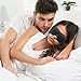 Eye Mask for Women Sleep Mask Moldex Ear Plugs Buckle Closure Does Not Snag Hair