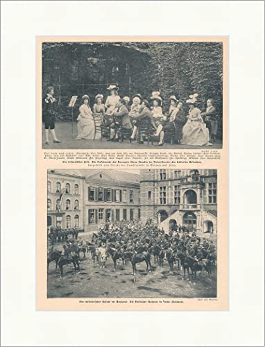 Table ronde de la duchesse Anna Amalia Château Belvedere Husaren F_Vintage 01676