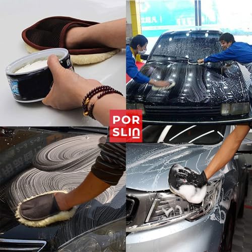 Image of Porslin 5 Pcs Microfiber Car Duster Kit | Extendable Long Handle Cleaning Tools | Scratch-Free Interior & Exterior Brush Set | Lint-Free Car Accessories for Cars, SUVs, Bikes & Home Detailing