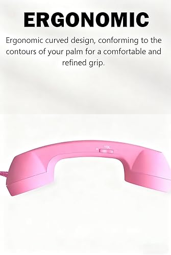 Miniatura 7 de Auricular de teléfono de estilo retro tipo C, receptor de estilo fijo actualizado 2026 con altavoz HD y micrófono, auricular con cable Plug and Play