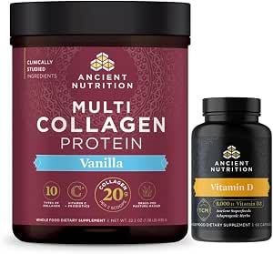 Amazon.com: Ancient Nutrition Multi Collagen Protein Powder, Vanilla ...