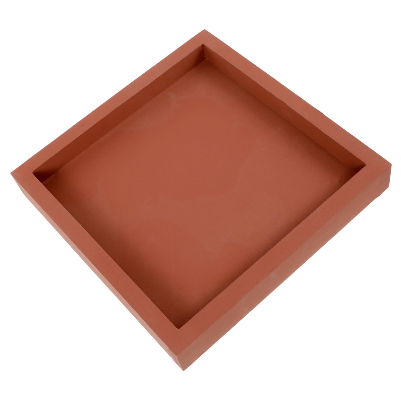 Soucoupe carrée pour pot de fleurs 20 x 20 cm en plastique résistant et épais