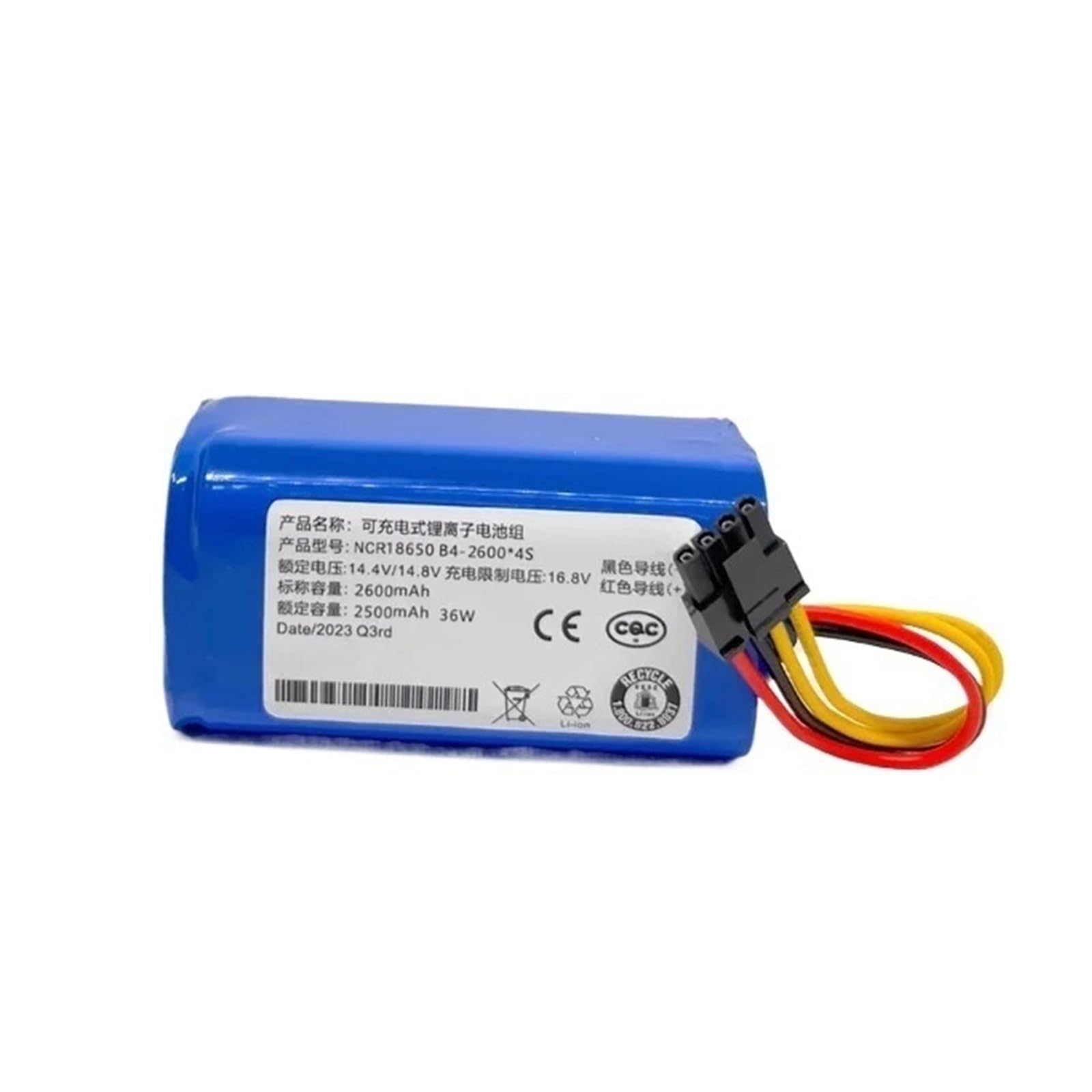 Aspiradoras robóticas compatible 360 C50 repuestos batería 3400mAh
