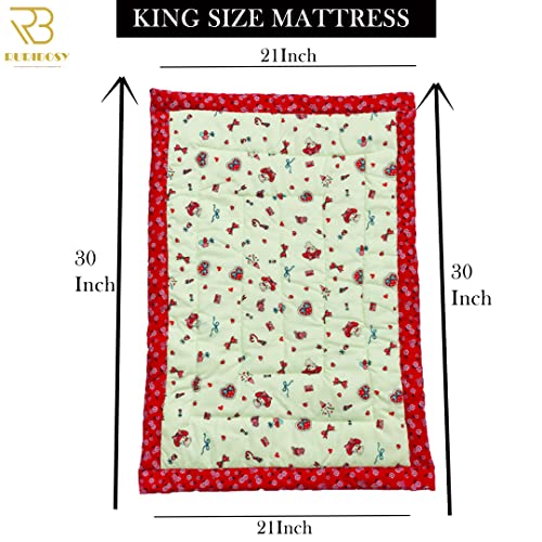 Image of Bedding Mattress for Cotton, Baby Sleeping Bed Set Godari Baby Cradle |Sleeping Mat |Multi Purpose Cushioned Bed |Baby Bed for 0 to 2 Years.