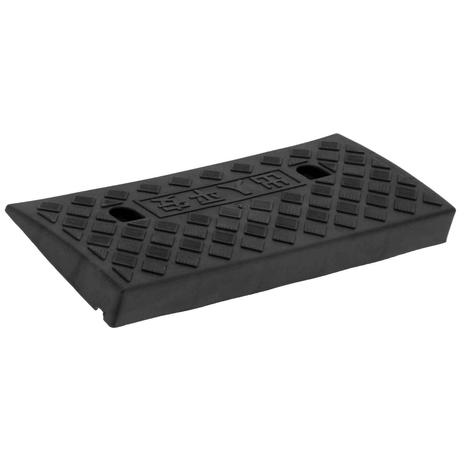 Bordsteinrampe, 5 cm, Auffahrrampe, tragbar, für Einfahrtfahrzeuge, Lieferung für Bankstellen (schwarz)