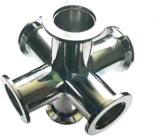 1pcs vacuum KF six way joint/KF flange six way joint/fast vacuum fitting KF6 way joint/KF16/KF25/KF40/KF50 (KF16)