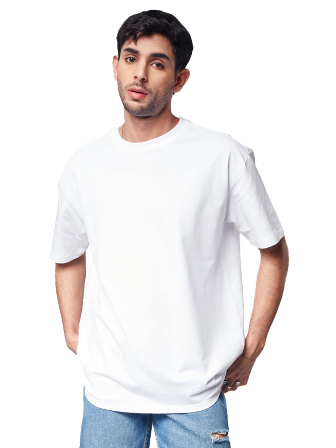 the souled store Men's Cotton Oversized Fit T-Shirt-picture-17
