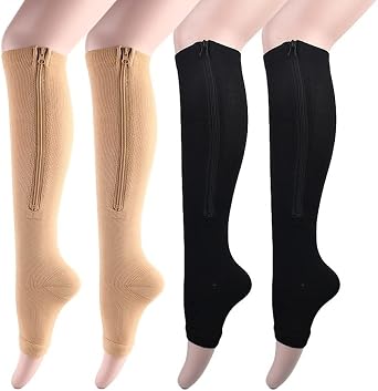 Enhance Your Workout Experience with Athletic Compression Socks (L/XL,Gray)