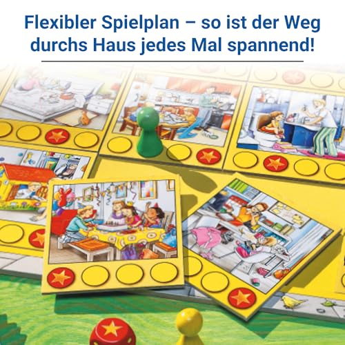Ravensburger 21424 - Spielhaus - Kinderspielklassiker, spannende Bilderjagd für 2-4 Spieler ab 4 Jahren – Bild 5